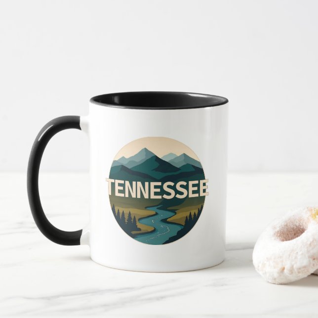Caneca Tennessee Estados Unidos da América (Com Donut)