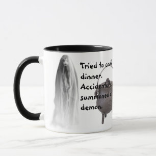 Caneca Tentou cozinhar Janto Chamado Acidentalmente de De