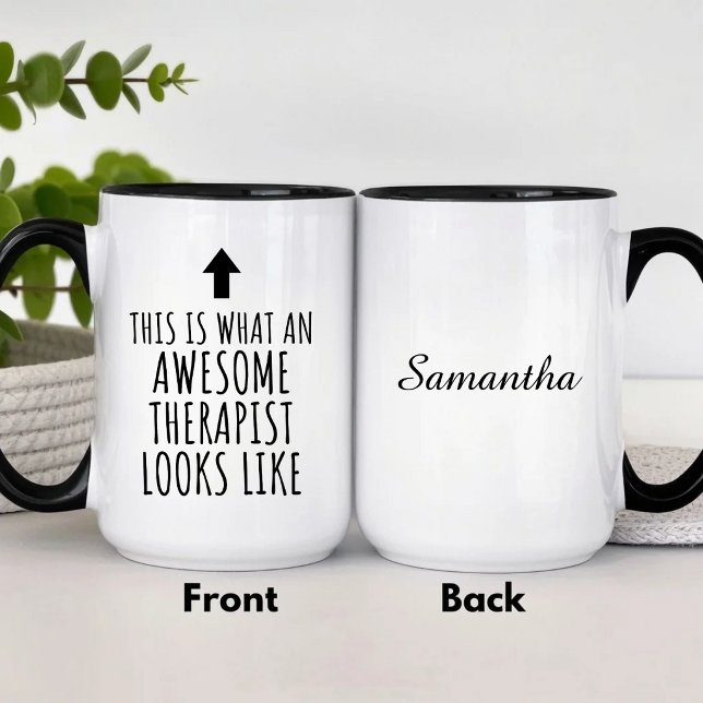 Caneca Terapeuta Incrível Parece com Isso Engraçado  (Criador carregado)