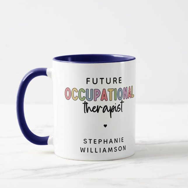 Caneca Terapêutica OT Ocupacional Personalizada Para Estu (Esquerda)
