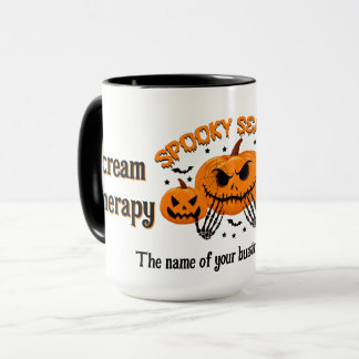 Caneca Terapia de Grito Assustador Bem-Vinda Aqui 