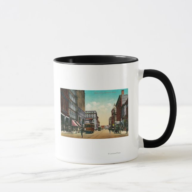 Caneca Terceira rua em Portland, Oregon (Direita)