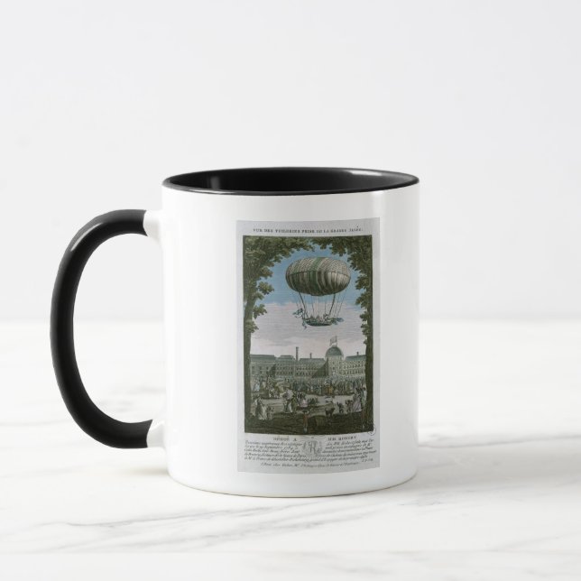 Caneca Terceiro vôo de Nicholas Robert e seu (Esquerda)