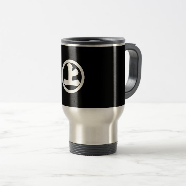 CANECA TÉRMICA 丸に上の字 (Frente Esquerda)