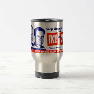 Caneca Térmica 1956 Vote Ike e Dick