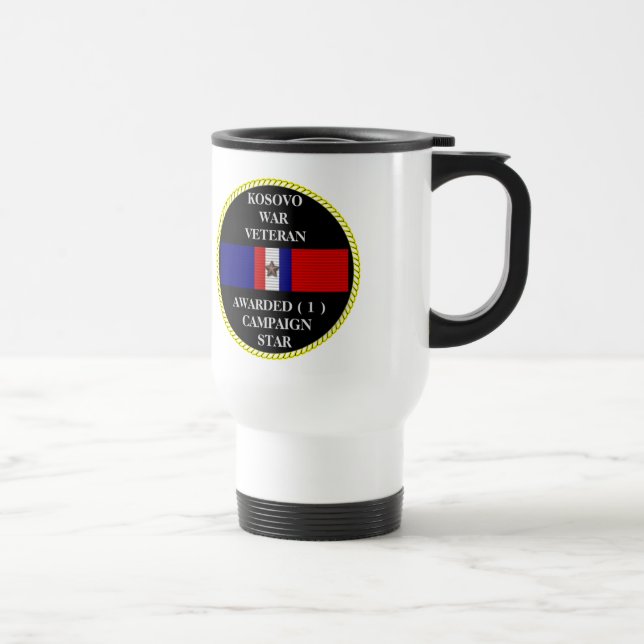 CANECA TÉRMICA 1 CAMPANHA STAR KOSOVO WAR VETERAN (Direita)