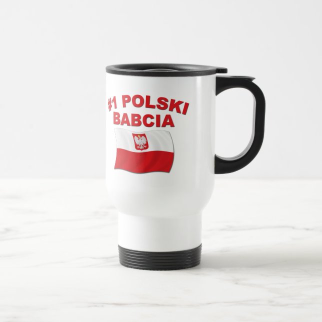 Caneca Térmica #1 Polski Babcia (Direita)