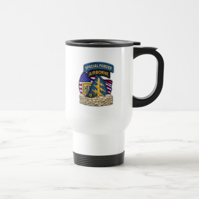 Caneca Térmica 1ruas Forças especiais veteranos vets café Mug (Direita)
