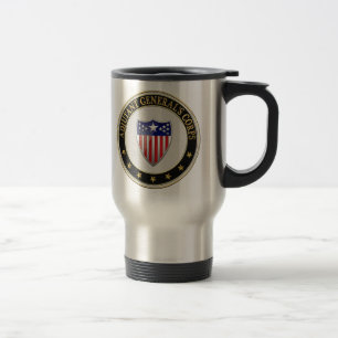 Caneca Térmica [200] Insígnia da Ramificação do Corpo Geral Adjut