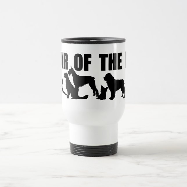 Caneca Térmica 2018 anos novos chineses do viagem branco M do cão (Centro)
