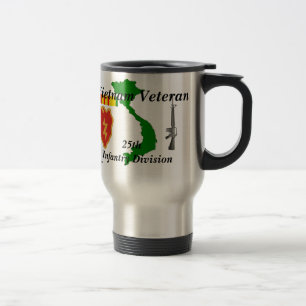 Caneca Térmica 25o Veterinário tm/1 dos Inf Div Vietnam