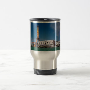 Caneca Térmica 2 para 1 Veneza e Paris - Mundo Misto