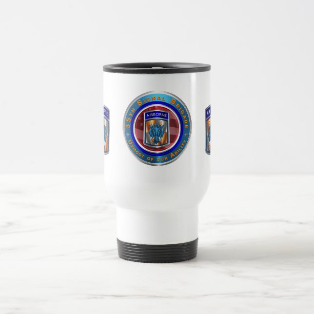 Caneca Térmica 35.o sinal Brigada-Avião (Centro)