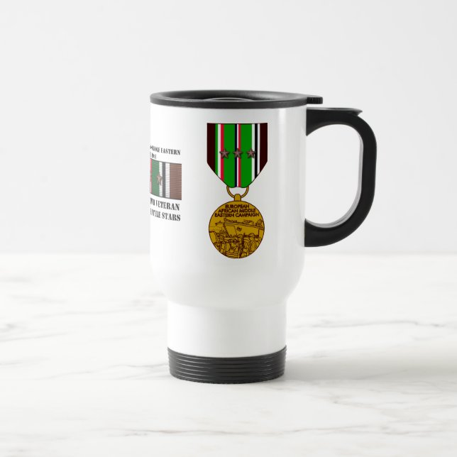 CANECA TÉRMICA 3 ESTRELAS DE BATALHA/VETERAN DA II GUERRA MUNDIAL (Direita)