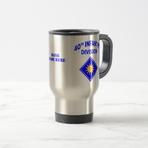 Caneca Térmica 40ª Divisão de Infantaria Militar dos Estados Unid