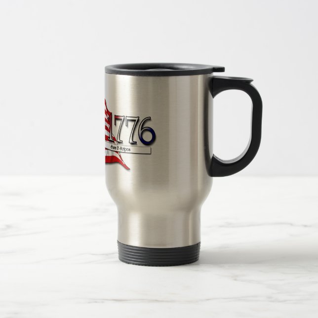 Caneca Térmica 4 de julho de 1776 Estrelas e Stripes (Direita)