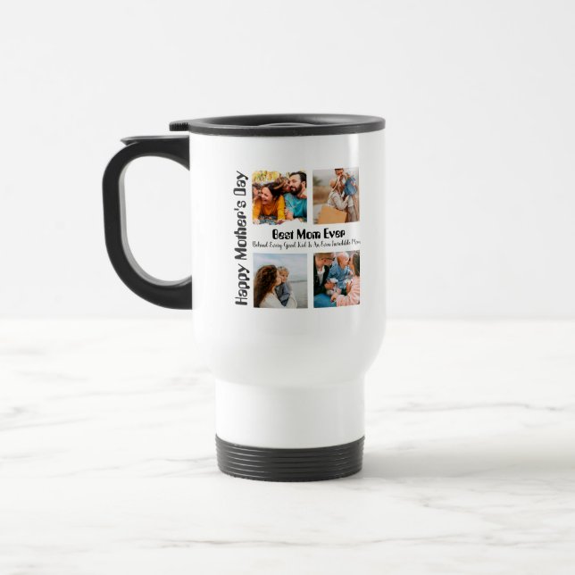 Caneca Térmica 4 Fotocolagem Melhor Mãe Nunca (Esquerda)