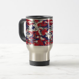 Caneca Térmica 4th of July, Independence day, Camouflage Gray
