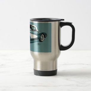 Caneca Térmica 59 Fundo Azul Corvette