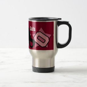 Caneca Térmica 60th Aniversário com nome feito sob encomenda S16