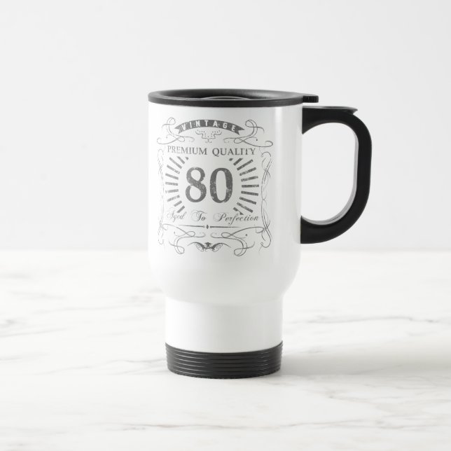 Caneca Térmica 80 Birthday Gag Gift (Direita)