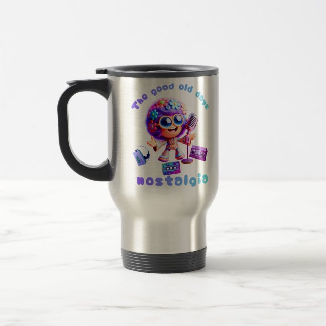 Caneca Térmica 80s Nostalgia Groove (Esquerda)