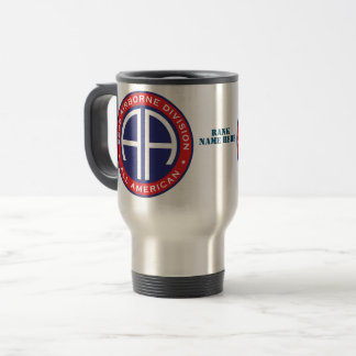 Caneca Térmica 82ª Divisão Aerotransportada Todos os Patches Casu