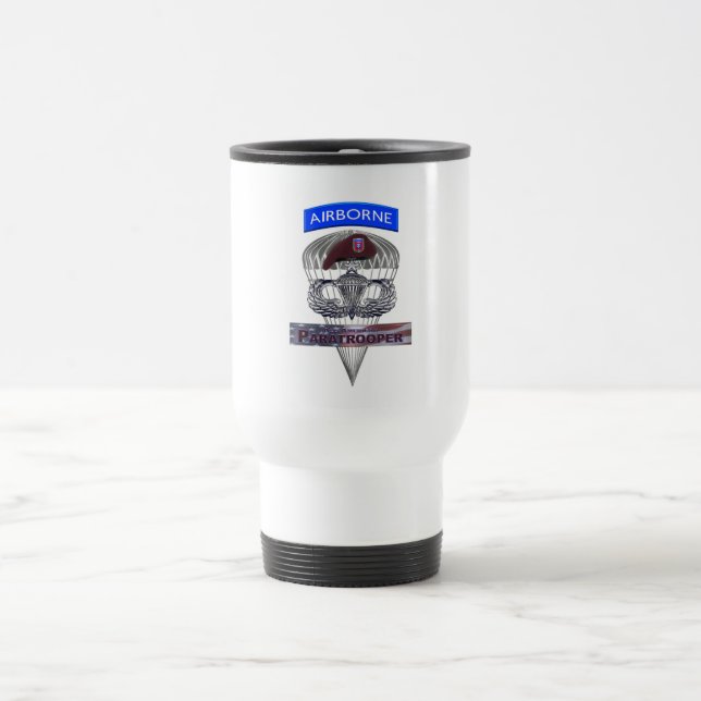 Caneca Térmica 82º Jumper de Mais velho Aéreo com Bandeira Americ (Centro)