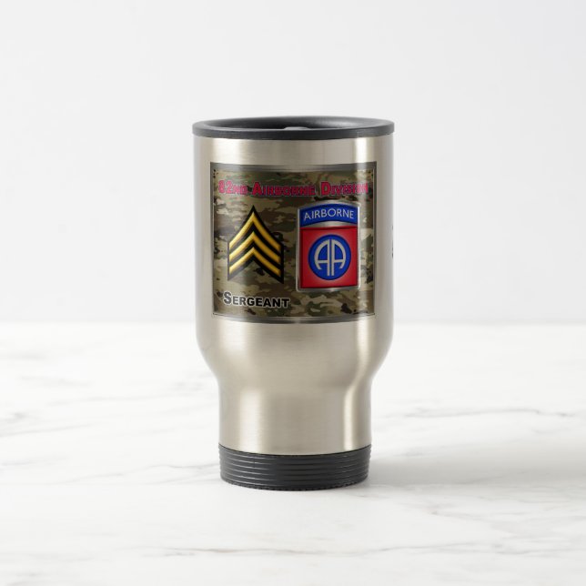 Caneca Térmica 82º Sargento da Divisão Aerotransportada (Centro)