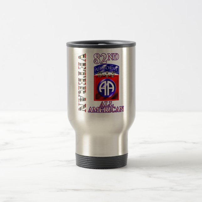Caneca Térmica 82nd Veterano da divisão aerotransportada OIF (Centro)