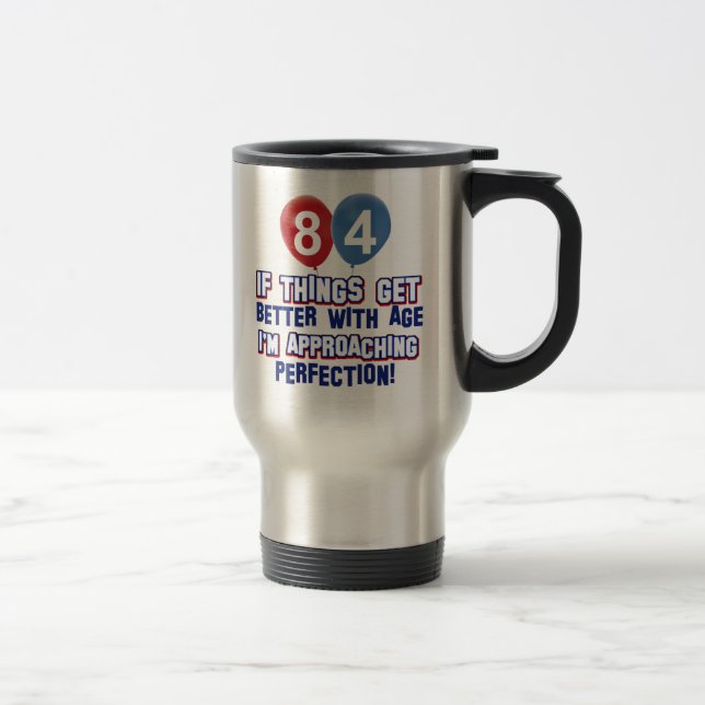 Caneca Térmica 84th presente de aniversário dos anos de idade (Direita)
