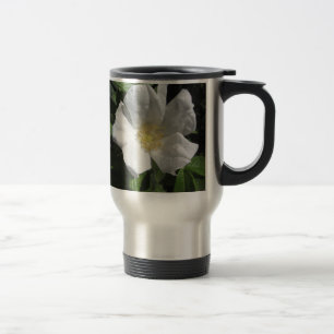 Caneca Térmica A ameixa de praia branca aumentou
