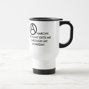 Caneca Térmica A anarquia obtem-me com o workday.