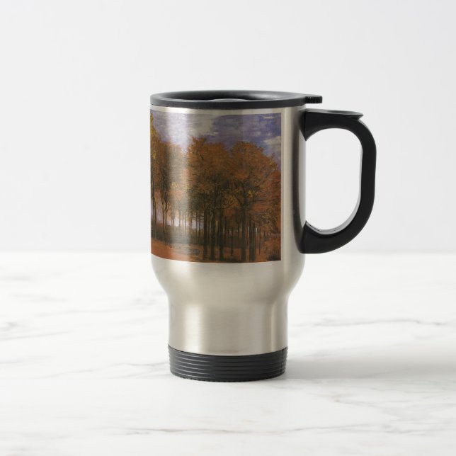 Caneca Térmica A árvore da queda do outono de Van Gogh sae do (Direita)