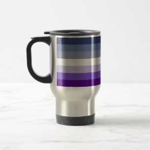 Caneca Térmica A bandeira do orgulho lésbica butch SlipperyJoe re
