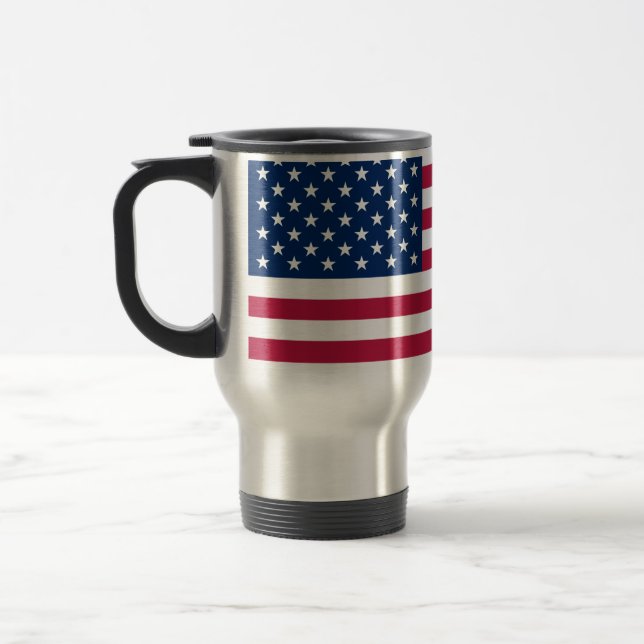 Caneca Térmica A bandeira dos Estados Unidos viaja/caneca da (Esquerda)