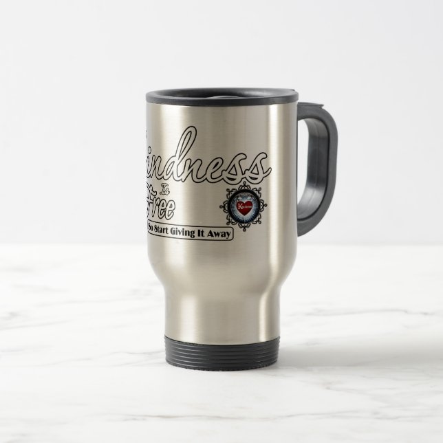 Caneca Térmica A Bondade é Gratuita (Frente Esquerda)