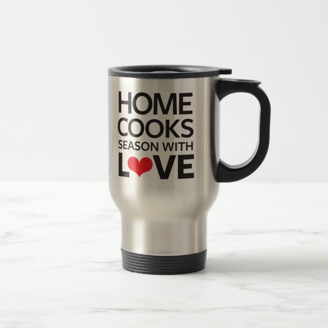 Caneca Térmica A casa cozinha a estação com amor (Direita)