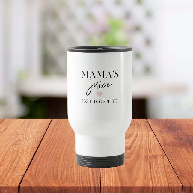 Caneca Térmica A citação de Juice Engraçada da mamãe | Melhor ofe (Criador carregado)