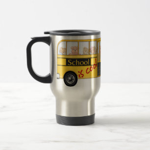 Caneca Térmica A escola é Legal Yellow Schoolbus