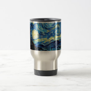 Caneca Térmica A famosa pintura de Van Gogh, Noite Estrelada