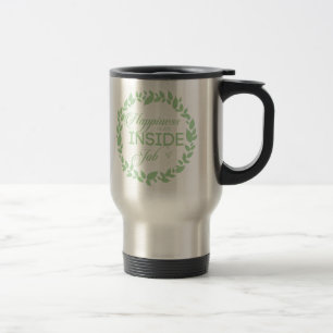 Caneca Térmica A Felicidade É Um Caminho Verde Dentro