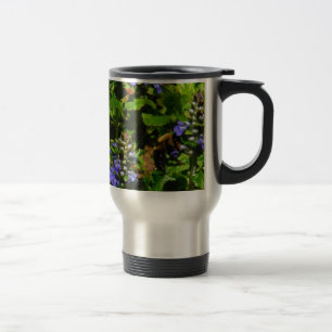 Caneca Térmica A flor roxa e Bumble a abelha