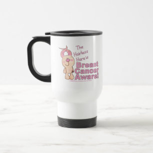 Caneca Térmica A lebre sem pêlos é conhecida pelo Cancer da mama