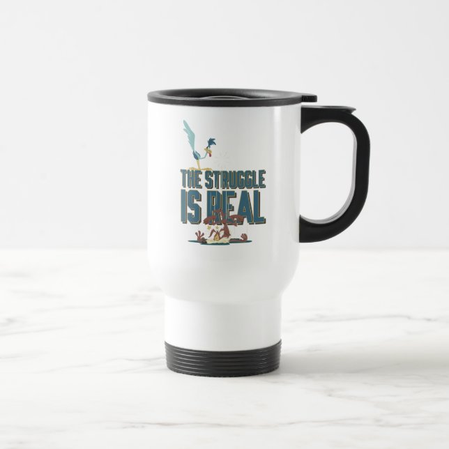 Caneca Térmica A Luta É Real ROAD RUNNER™ & Wile E. Coyote (Direita)