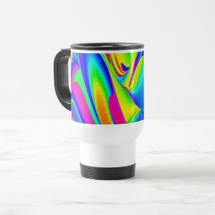 Caneca Térmica A Mágica do Verão, Abstrato 3D Art