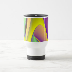 Caneca Térmica A Mágica do Verão, Abstrato 3D Art