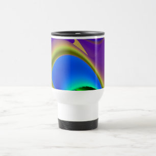 Caneca Térmica A Mágica do Verão, Abstrato 3D Art