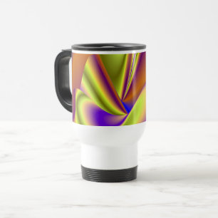 Caneca Térmica A Mágica do Verão, Abstrato 3D Art