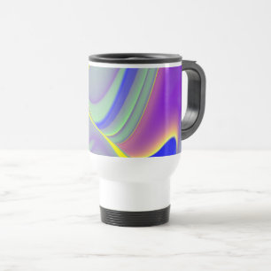 Caneca Térmica A Mágica do Verão, Abstrato 3D Art